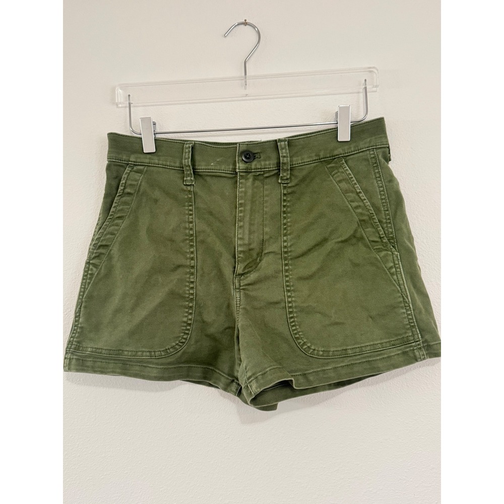 Madewell | Olive Green Perfect Vintage Fatigue Shorts Cotton Twill - Picture 2 of 5